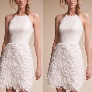 bhldn Aidan Mattox promenade wedding dress